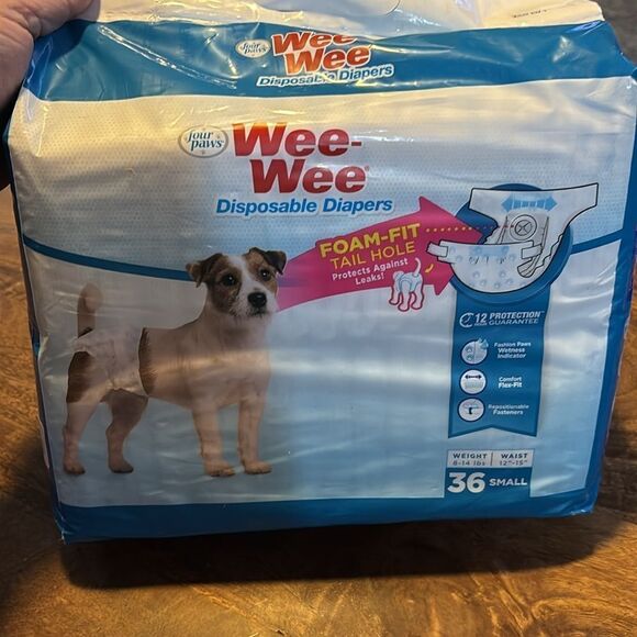 Potty Training Diapers, Leak-Proof Protection for Pups & Small Dogs, 36 count - Picture 6 of 8